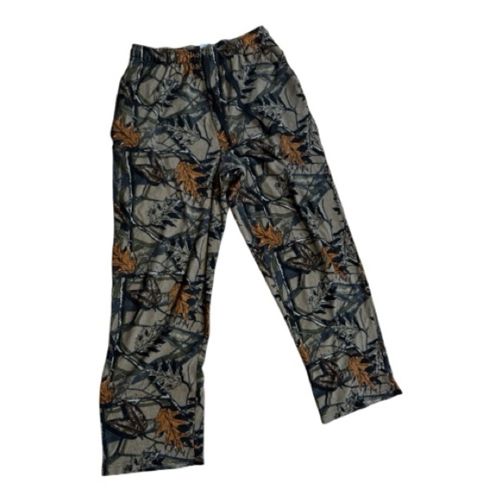 Fruit of the Loom Men's Camouflage Sweatpants - Olive, Brown, Black - Picture 3 of 4